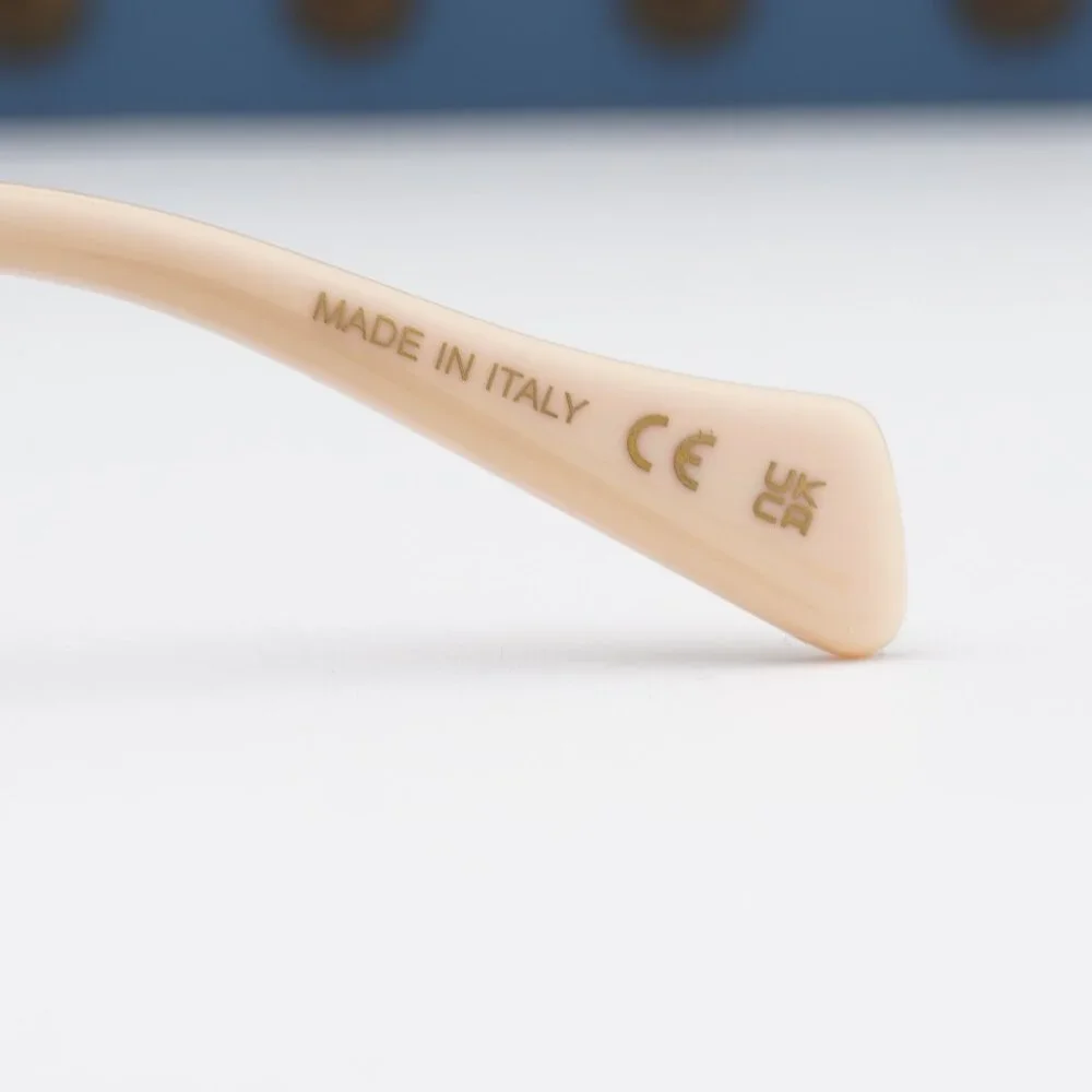 Gucci GG1009O 001 Round Eyeglasses 52mm Havana/Gold - Picture 10 of 12